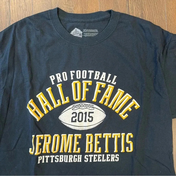 Hall of fame “Jerome Bettis” tee SZ LG - Picture 2 of 3